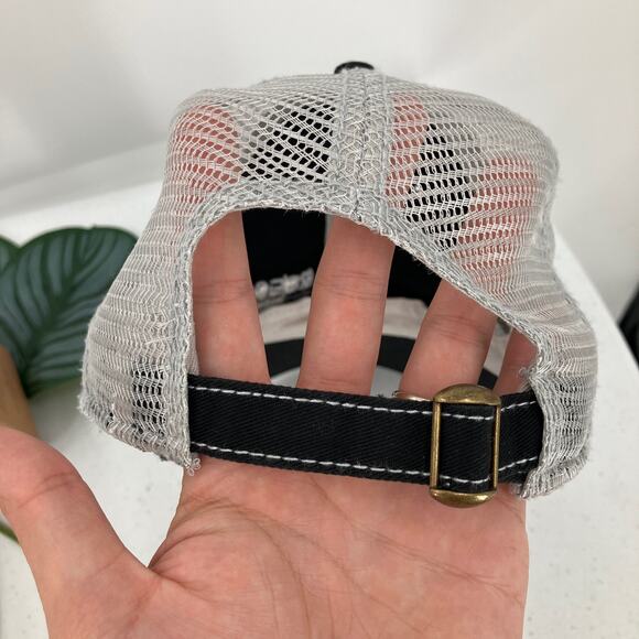 Sportsman Beecher Trucking Black Gray Adjustable Baseball Trucker Dad Hat Cap - Picture 7 of 10